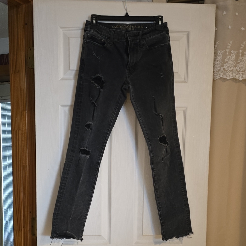 American Eagle Outfitters Gray Denim